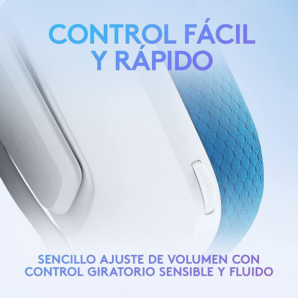 Audífonos Gamer Logitech G335 3,5mm Plug And Play Multiplataforma Blanco (981-001017)
