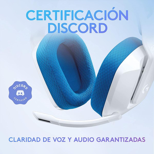 Audífonos Gamer Logitech G335 3,5mm Plug And Play Multiplataforma Blanco (981-001017)