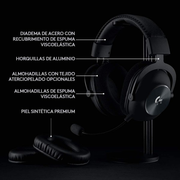 Logitech G Pro X Wireless Lightspeed Gaming Headset 7.1 981000906 (981-000906)
