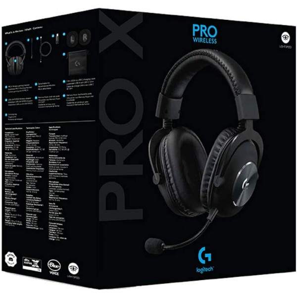 Logitech G Pro X Wireless Lightspeed Gaming Headset 7.1 981000906 (981-000906)