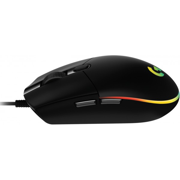 Mouse Gamer Logitech G203 Rgb Lightsync 6 Botones Programables 8.000 Dpi Black (910-005793)