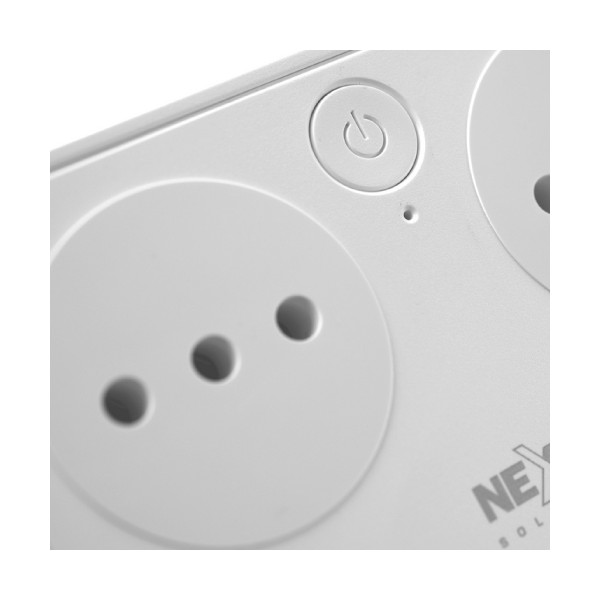Protector de Sobretension Inteligente Wi Fi 220V Cuatro Salidas Con Usb Para Carga (NHP-T720)