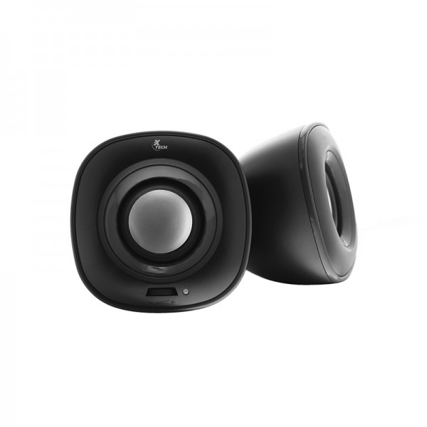 Parlante Estereo Multimedia de 2.0 Con Cable Alimentacion Usb y 3,5Mm (XTS-115BK)