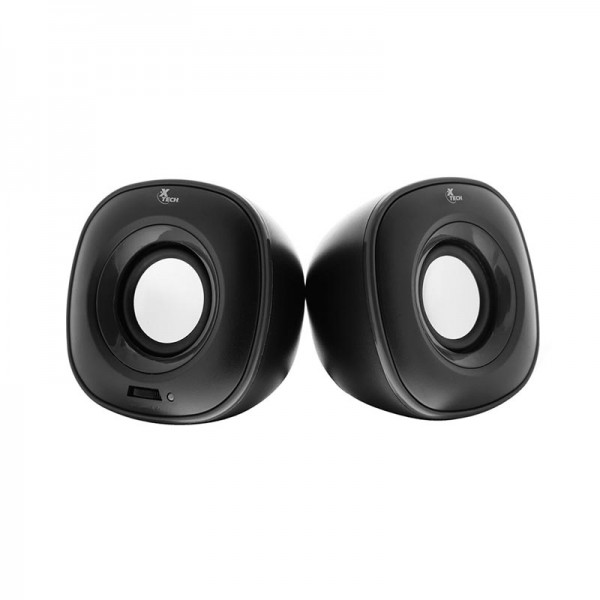 Parlante Estereo Multimedia de 2.0 Con Cable Alimentacion Usb y 3,5Mm
