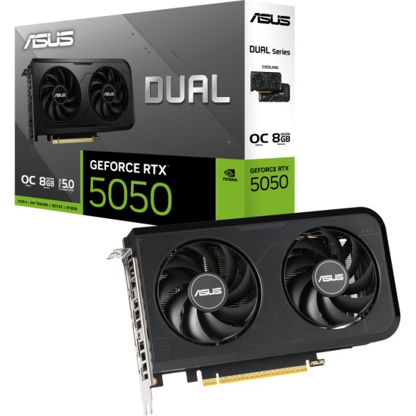 ASUS - PCI Express 5.0. - NVIDIA GeForce RTX 5050 - DUAL-RTX5050-O8G