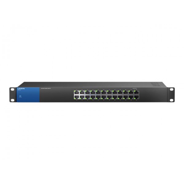 Switch Linksys Business Lgs124 de 24 Puertos Gigabit, 48 GBps, Plug And Play (LGS124)