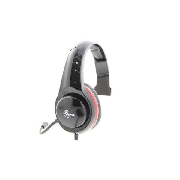 Xtech Audífonos Molten Mono Chat Hdst Gaming 3.5mm Red Xth520rd (XTH-520RD)