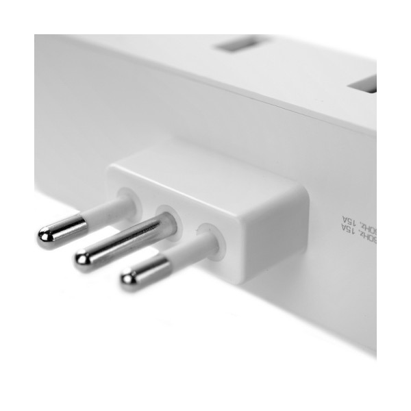 Protector de Sobretension Inteligente Wi Fi 220V  Chile, Dos Salidas Con Usb Para Carga (NHP-D720)