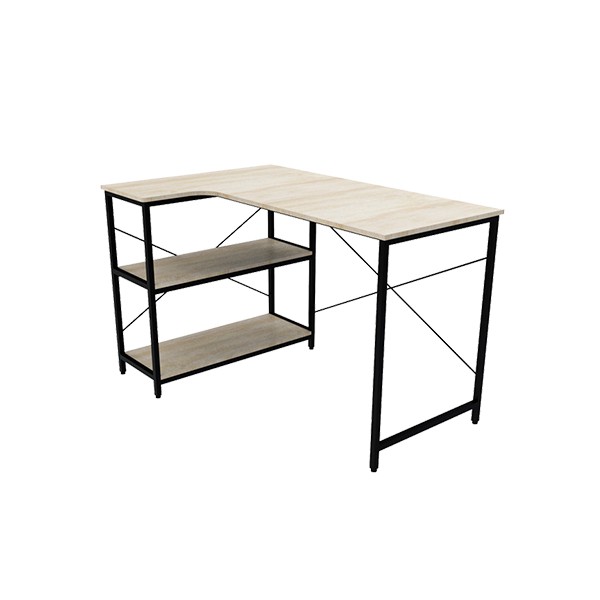 Xtf-Cd186 Escritorio Para Ordenador Beige, Negro