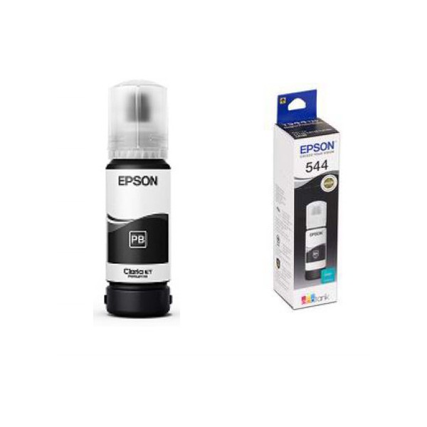Botella de Tinta Epson T554 Negra, Original (T554120-AL)