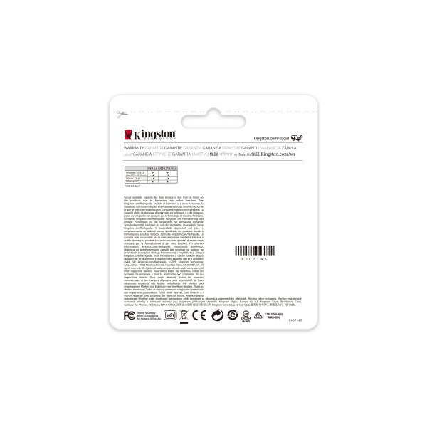 Pendrive Datatraveler 70 64 GB USB Tipo C 3.2 Gen 1 (3.1 Gen 1 (DT70/64GB)