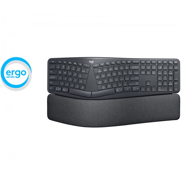 Ergo K860 Teclado Rf Wireless + Bluetooth Negro (920-009845)