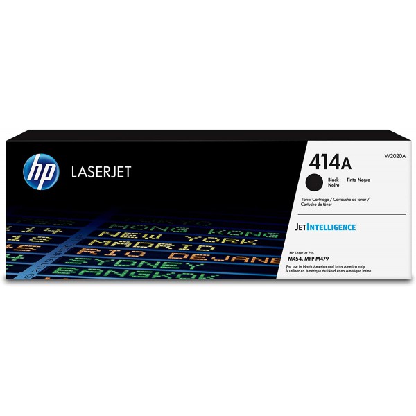 Tóner HP LaserJet Original  414A Negro (W2020A)