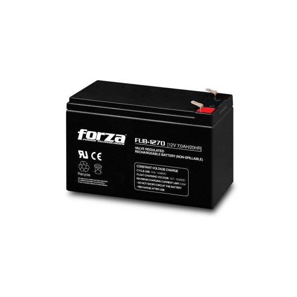 Batería Para Ups Forza Fub, 1270, 12V, 7A (FUB-1270)