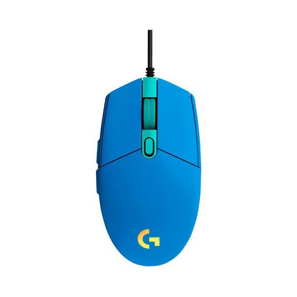 Mouse Gamer G203 Lightsync, 6 Botones, 8000dpi, Celeste 910-005795