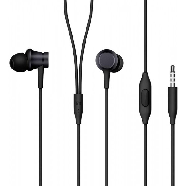 Auriculares con Microfono Xiaomi Mi Basic, Inear, Wired, Conector 3.5Mm, Negro (14273)