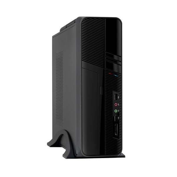 Gabinete Clio Slim S-605-2U3 Matx Itx Fuente 500W 2 Usb 3.0