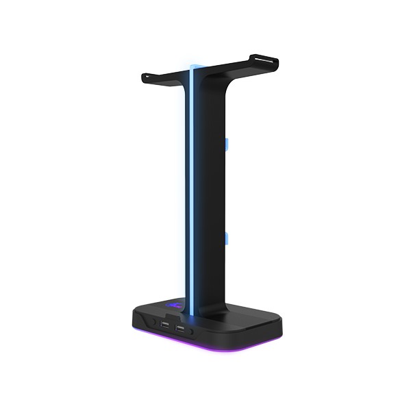 Soporte de Audífonos Xtech yurei Xth 690 RGB Usb Negro (XTH-690)