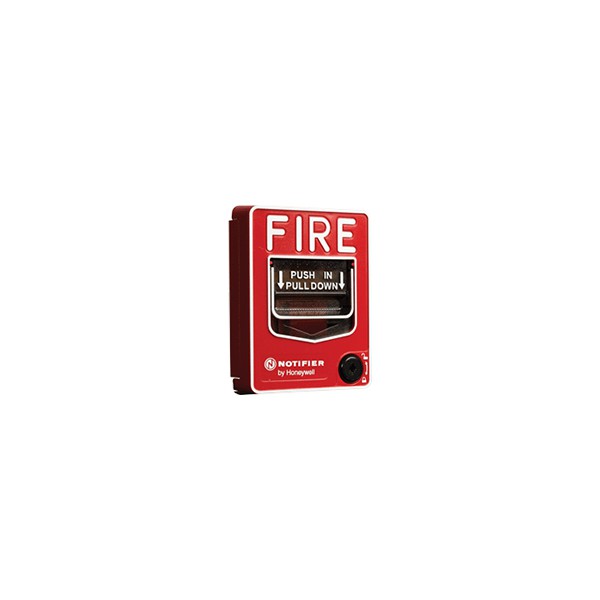 Pulsador de Alarma Contra Incendios Alámbrico Rojo Nbg 12Lsp 