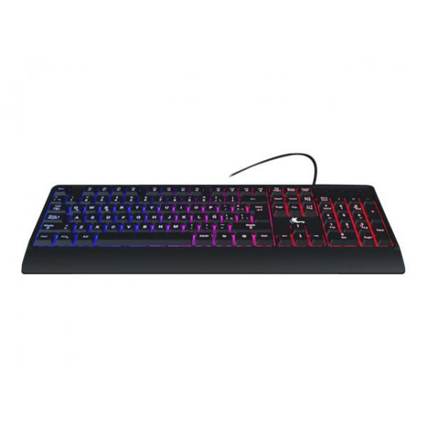 Teclado Gamer Xtech Chevalier Xtk505S  Retroiluminacion  USB  Qwerty  Espanol (XTK-505S)