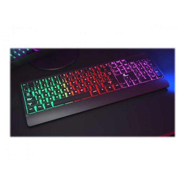 Teclado Gamer Xtech Chevalier Xtk505S  Retroiluminacion  USB  Qwerty  Espanol (XTK-505S)