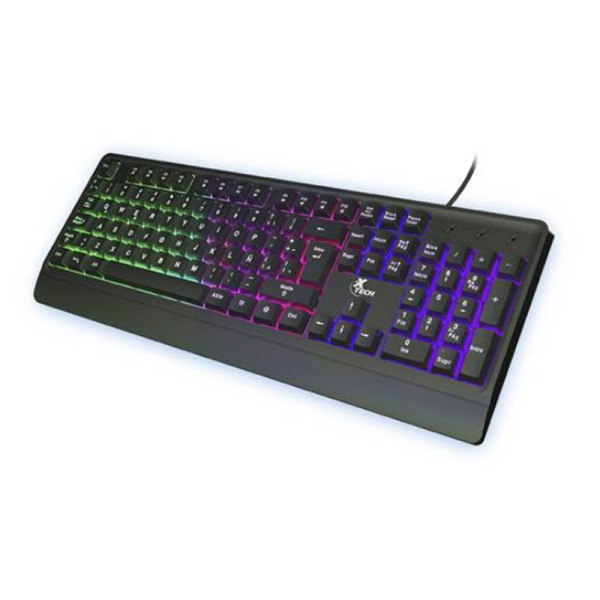 Teclado Gamer Xtech Chevalier Xtk505S  Retroiluminacion  USB  Qwerty  Espanol