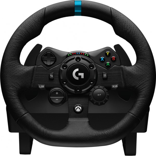 Volante Logitech G923 Trueforce Para Xbox One, Diseño Premium, Doble Embrague, Pedales Incl. (941-000157)
