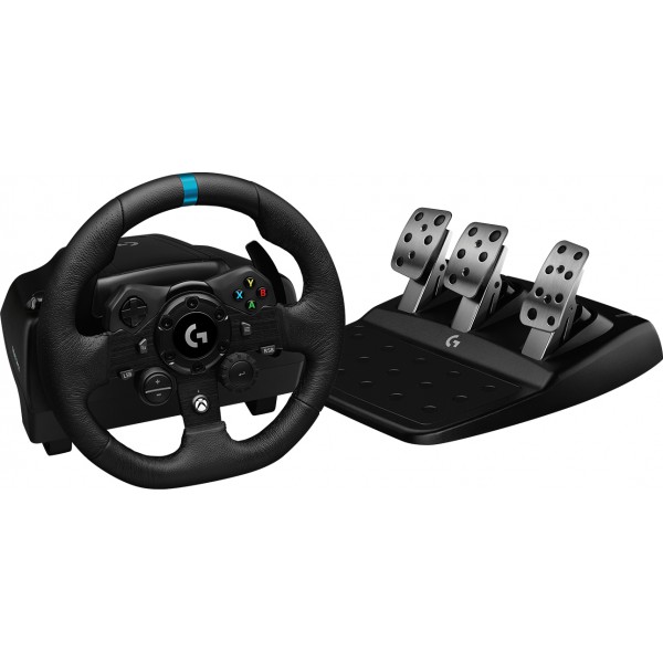 Volante Logitech G923 Trueforce Para Xbox One, Diseño Premium, Doble Embrague, Pedales Incl.