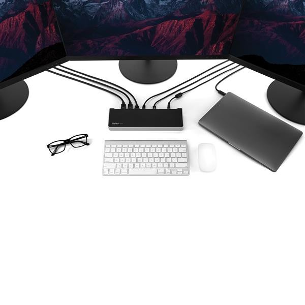 Base Para Portátil y Replicador de Puertos Alámbrico USB 3. (DK30CH2DEP)
