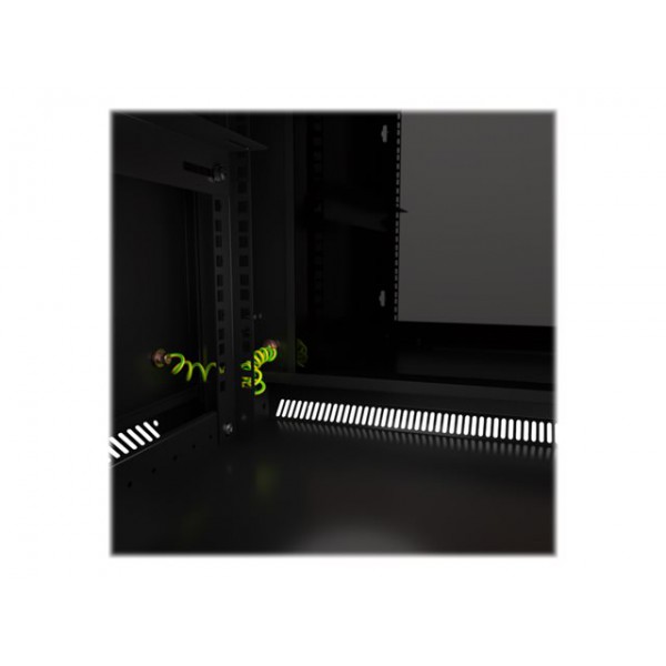 Gabinete Mural Fijo NEXXT 12U 60x45cm 1 Ventilador (NPC-F12U64B)