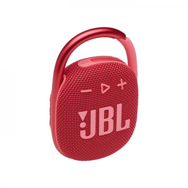Parlante Portátil Jbl Clip 4, Bluetooth, Ip67, Rojo, Jblclip4redam (JBLCLIP4REDAM)