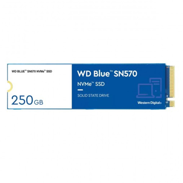 Unidad de Estado Sólido Western Digital Blue Sn570 M.2 250 GB Pci Express 3.0 Nvme