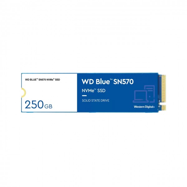 Unidad de Estado Sólido Western Digital Blue Sn570 M.2 250 GB Pci Express 3.0 Nvme (WDS250G3B0C)