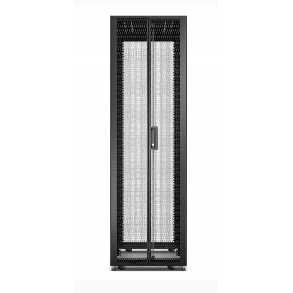Easy Rack 600mm,  42u,  1200mm Con Techo, Panel Lateral, Ruedas, Pies Y Soportes, Negro (ER6222)