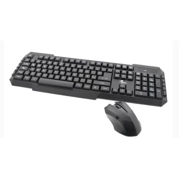 Kit Mouse y Teclado Xtech Xtk309S Conectividad Inalámbrica 2.4 Ghz Negro (XTK-309S)