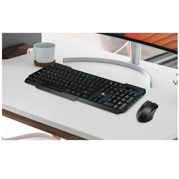 Kit Mouse y Teclado Xtech Xtk309S Conectividad Inalámbrica 2.4 Ghz Negro (XTK-309S)