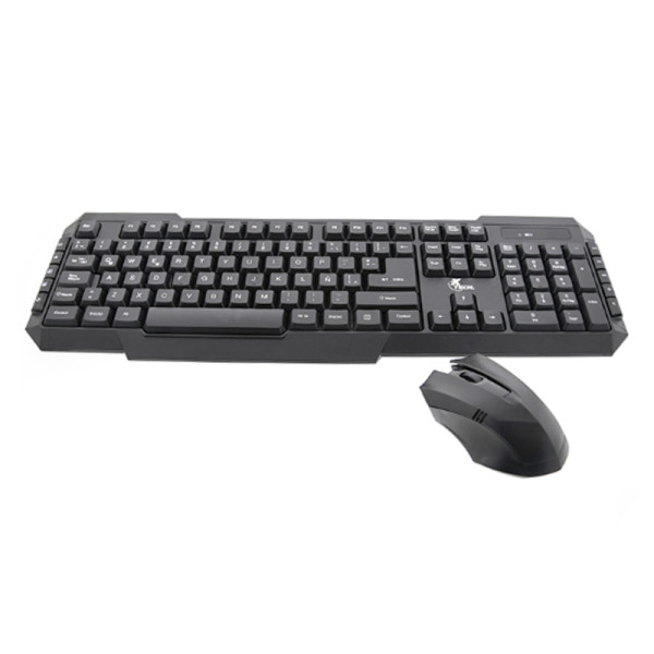 Kit Mouse y Teclado Xtech Xtk309S Conectividad Inalámbrica 2.4 Ghz Negro