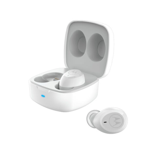 Auriculares Motorola Moto Buds 100 Tws, Bluetooth, Ipx5, Blanco, 79motmb10w (79MOTMB10W)