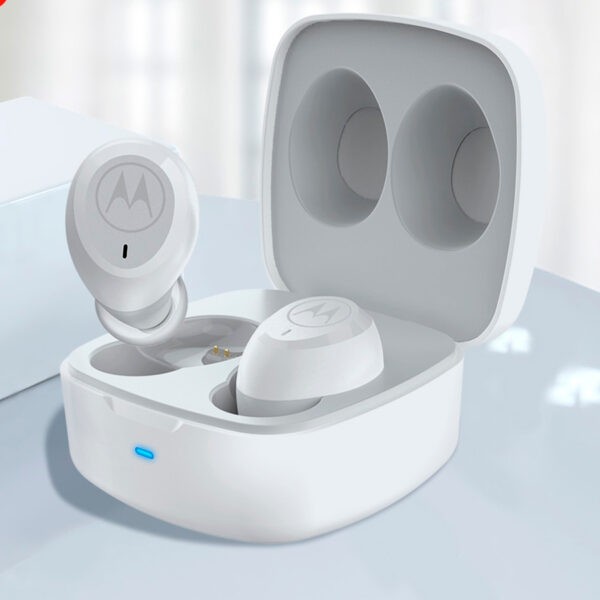 Auriculares Motorola Moto Buds 100 Tws, Bluetooth, Ipx5, Blanco, 79motmb10w (79MOTMB10W)