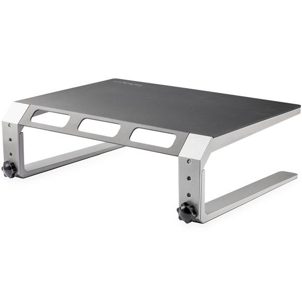 Base Para Monitor - Riser De Acero Y Aluminio - Soporte De Altura Ajus (MONSTND)