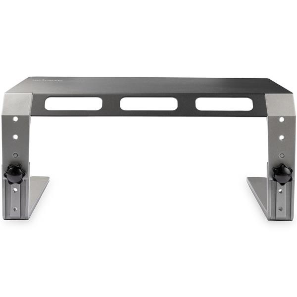 Base Para Monitor - Riser De Acero Y Aluminio - Soporte De Altura Ajus (MONSTND)