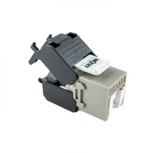 Conector Nexxt Keystone Jack Cat6A, sin blindaje 