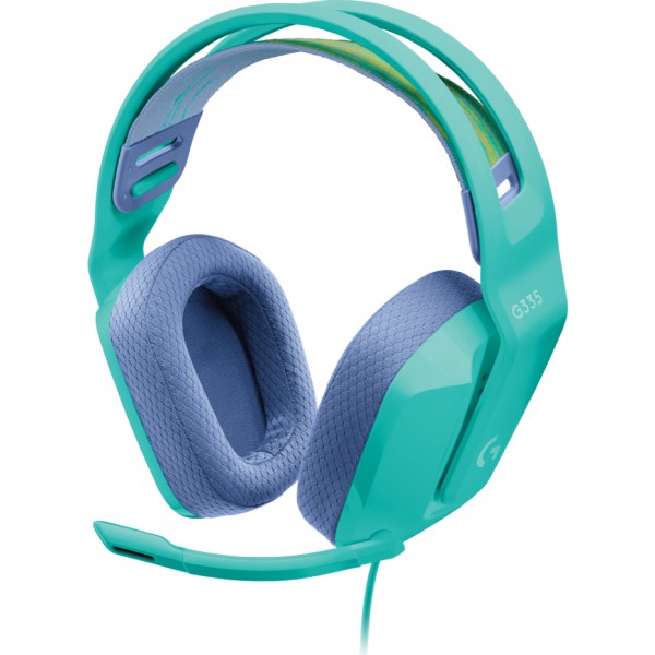 Audífonos Gamer Logitech G335, con Microfono, Compatible con Pcxboxps4Nintendo Switch, Menta