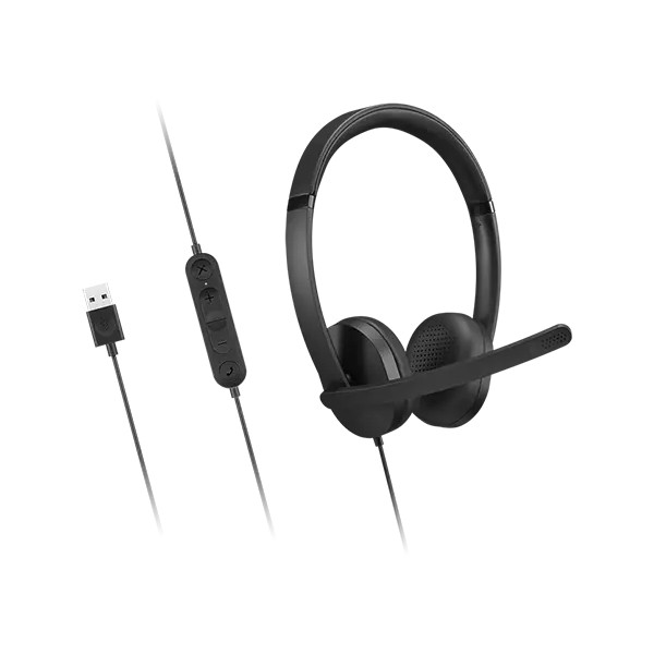 Lenovo - Headphones - USB-A Wired Stereo Headset Gen (4XD1P83425)
