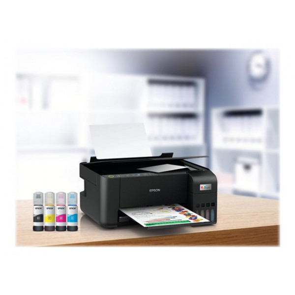 Impresora Multifuncional Epson Ecotank L3210, Tintas Color, 15Ppm, 1440Dpi, Usb (C11CJ68303)