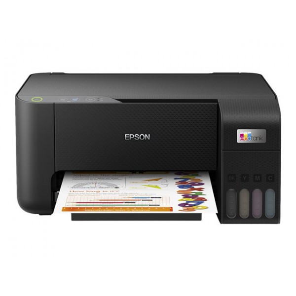 Impresora Multifuncional Epson Ecotank L3210, Tintas Color, 15Ppm, 1440Dpi, Usb