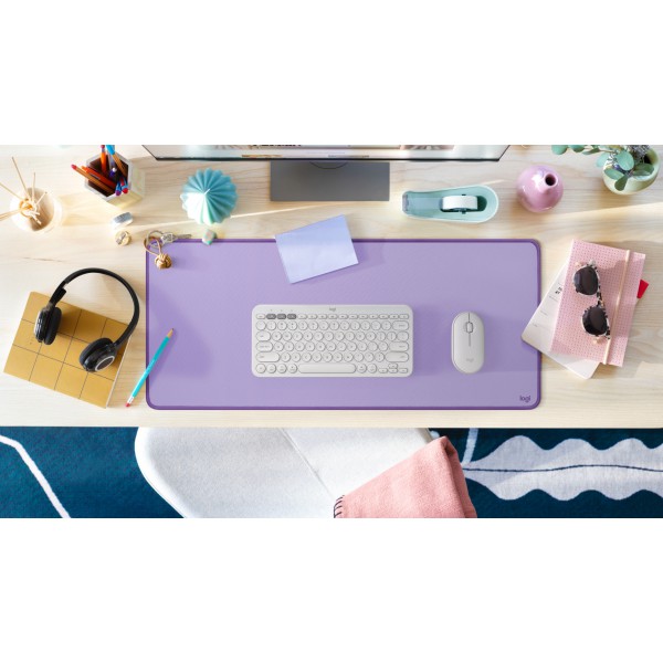 Mousepad Logitech desk Mat Studio Series Rosa (956-000048)