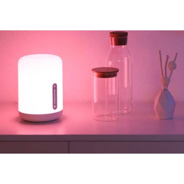 Lámpara Xiaomi Mi Bedside Lamp 2, Luz Nocturna, Led 9W, 16 Millones de Colores (22469)