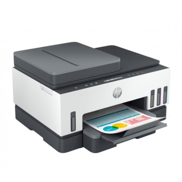 Impresora Multifuncional HP Smart Tank 750, Tinta Color, 9Ppm, 1200Ppp, Wi FibluetoothlanUSB (6UU47A#AKH)