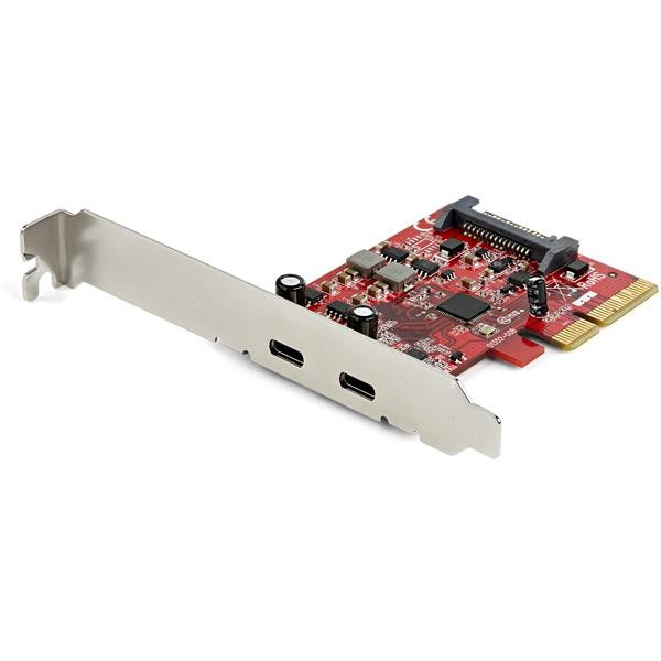 Tarjeta Adaptadora Pci Express de 2 Puertos Usb C 3.1 Gen 2 10GBps